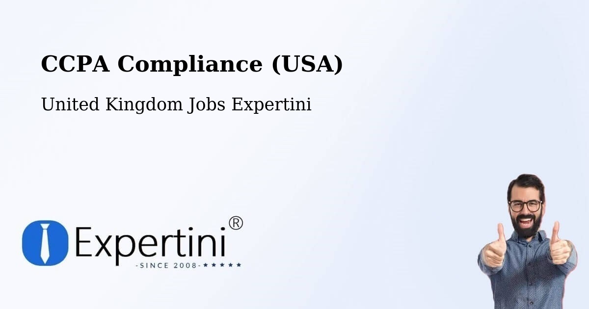 CCPA Privacy Rights & Compliance Notice – Stannington - United Kingdom Jobs Expertini