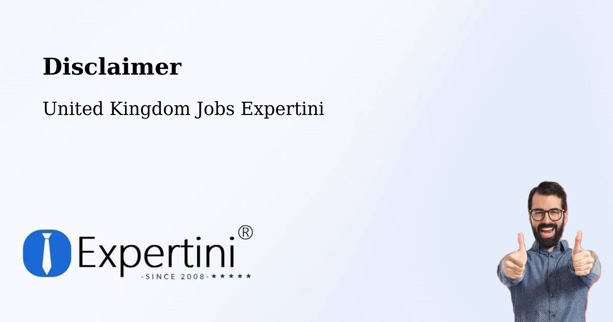 Disclaimer – Stannington - United Kingdom Jobs Expertini